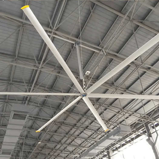 風扇電機應用在7.3米工業(yè)風扇上.png