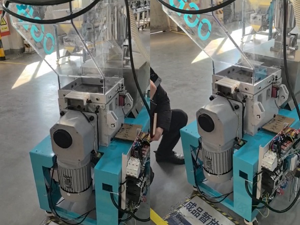 士元SGF小型直角減速電機應(yīng)用在日資客戶粉碎設(shè)備上.jpg